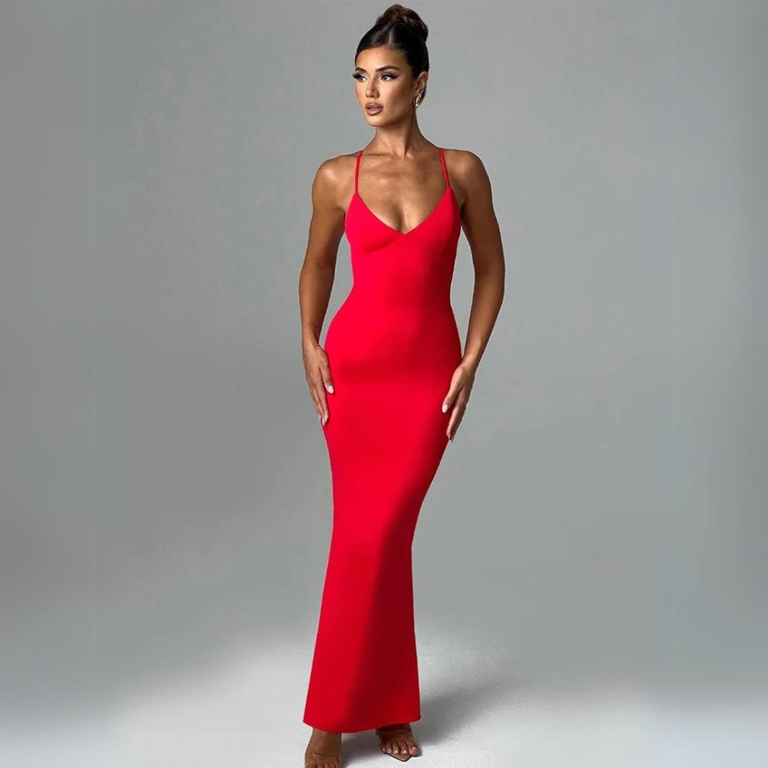 MOZISION - Rückenfreies Kleid