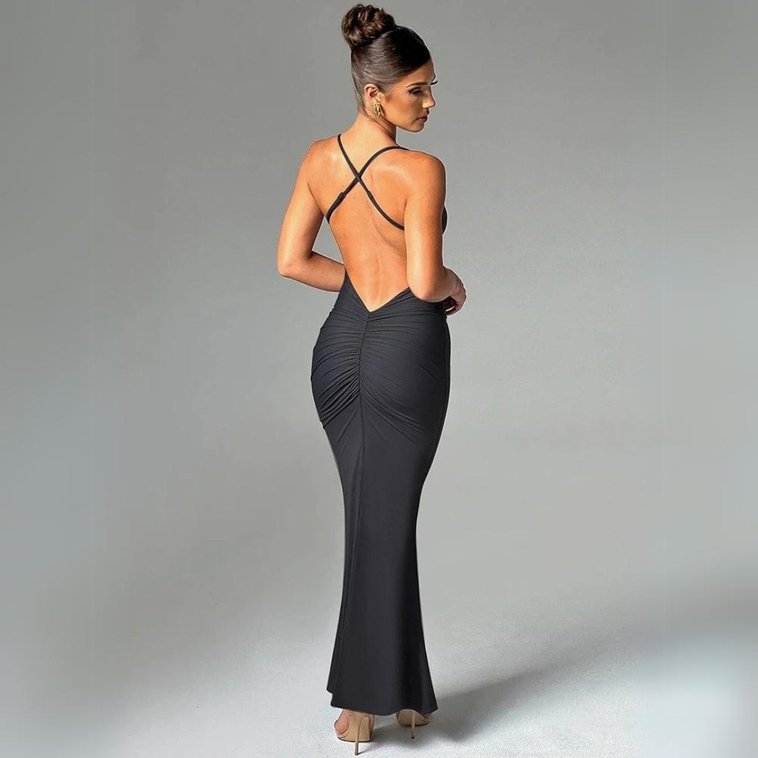 MOZISION - Rückenfreies Kleid