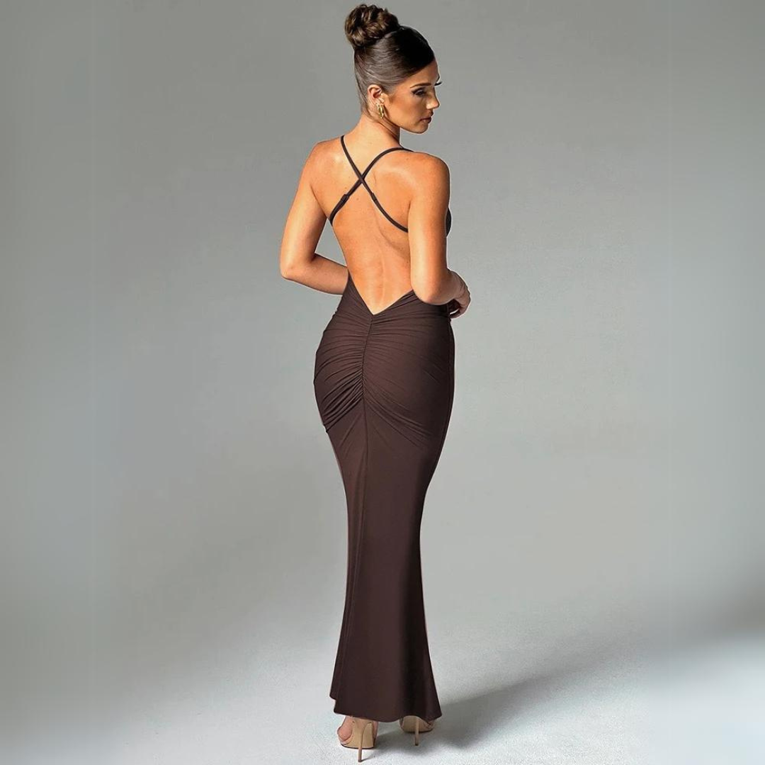 MOZISION - Rückenfreies Kleid