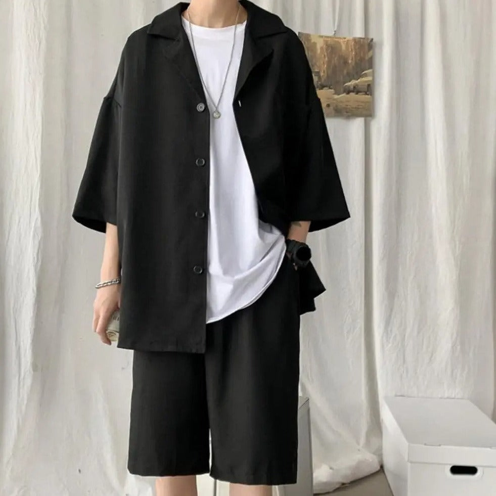 LAZ - Sommerliches Oversize 2-Set für Männer