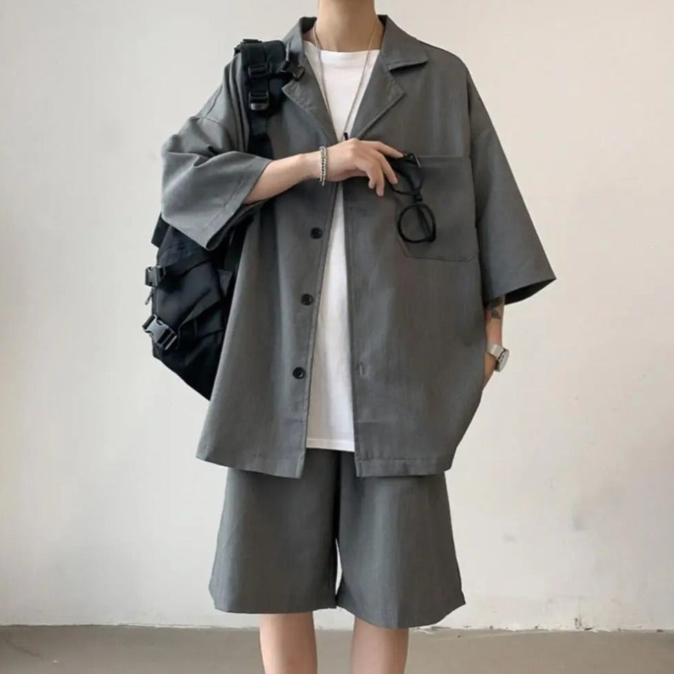 LAZ - Sommerliches Oversize 2-Set für Männer